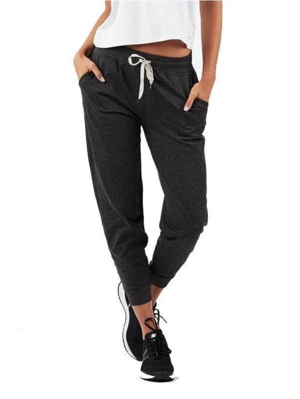 Vuori Performance Joggers Black Crop Size M Performance Activewear Athleisure